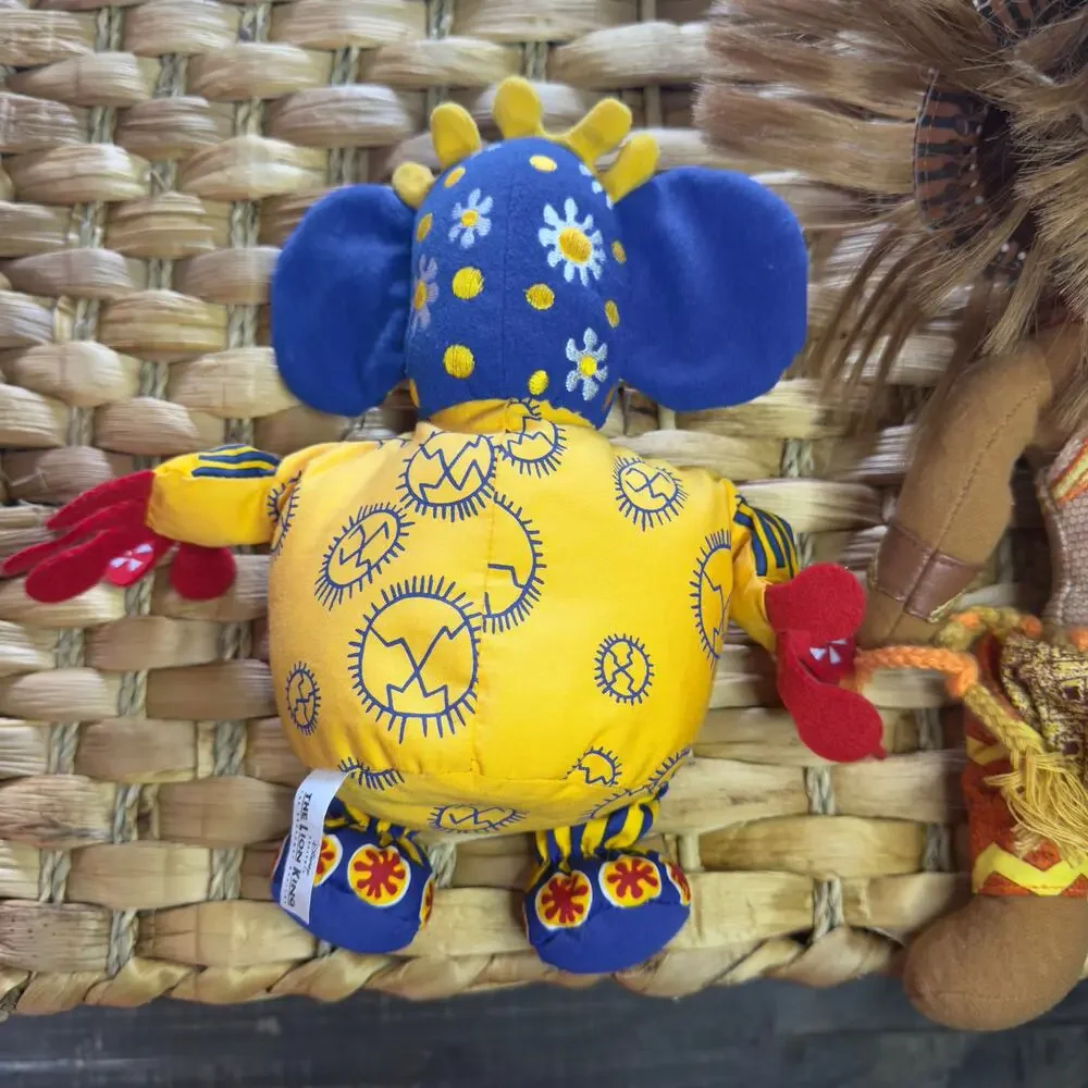 Disney The Lion King Broadway Musical Plushes Simba & Trickster, Stuffed Animals